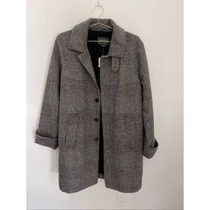 AMERICAN EAGLE Plaid Peacoat Size Medium NWT